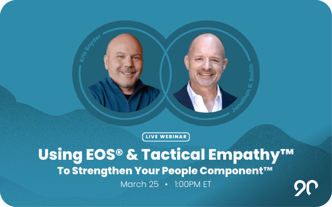 Using EOS & Tactical Empathy
