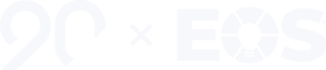 Ninety x EOS logo
